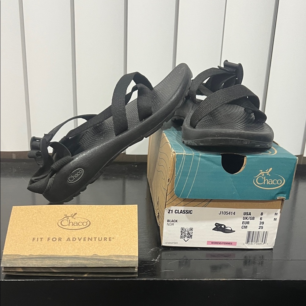 Chaco Classic Black Sandals